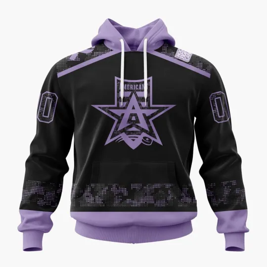 Discover Personalized Allen Americans Hoodie Special Hockey Fights Cancer Black