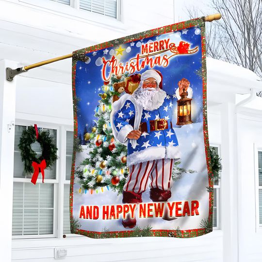 Discover Christmas Flag Santa Merry Christmas And Happy New Year