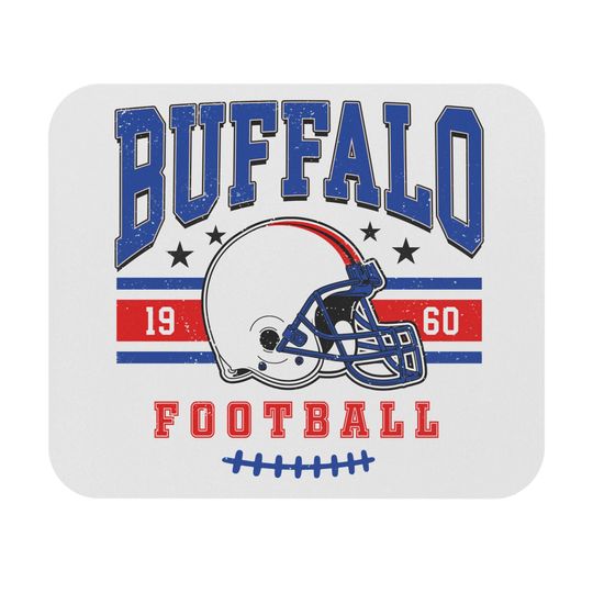 Discover Buffalo Mouse Pad, Sports Fan Gift, Computer Accessories