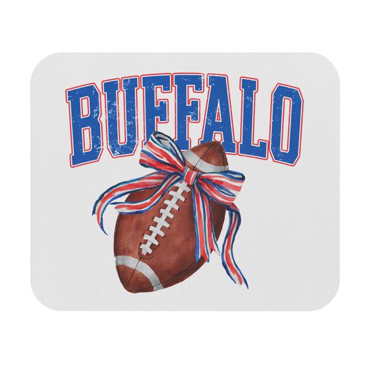 Discover Buffalo Mouse Pad, Sports Fan Gift, Computer Accessories
