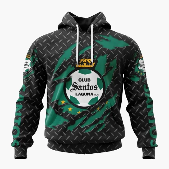 Discover Personalized LIGA MX Club Santos Laguna Hoodie