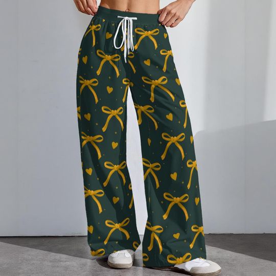Discover Green Bay Football Stretch Pants, Women's Game Day Leggings, Tailgate Outfit, Cute Football Trousers