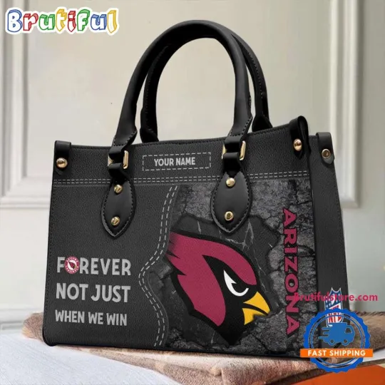Discover Arizonna Football Team Cardinalss  Leather Bag, Custom Leather Bag, Unisex Bag