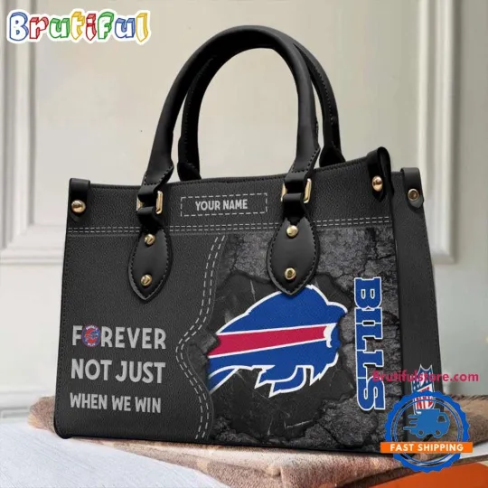 Discover Buffalo Football Team Billss  Leather Bag, Custom Leather Bag, Unisex Bag