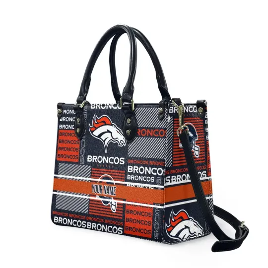 Discover Denver Football Team Broncoss Leather Bag, Custom Leather Bag, Unisex Bag