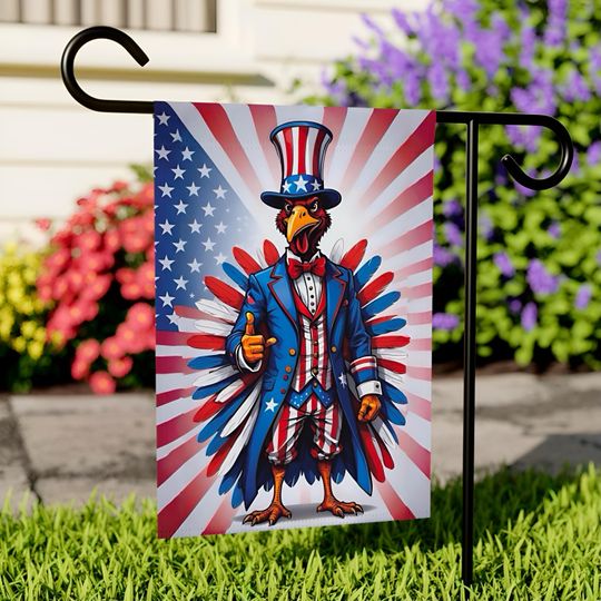 Discover Uncle Sam Eagle Garden Flag: Patriotic 4th of July Yard Decor