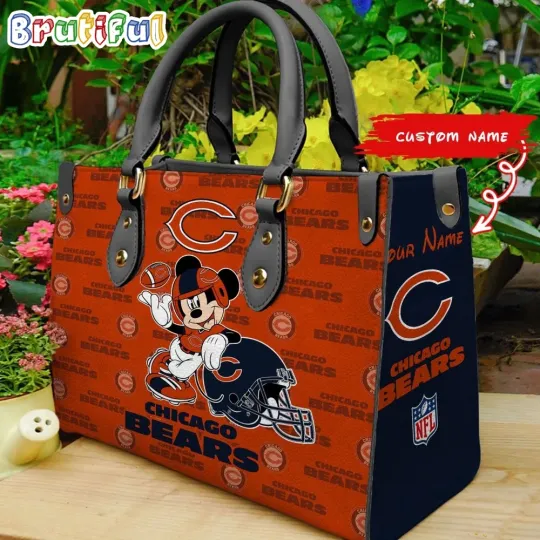 Discover Chicagos Team Bearss Leather Bag, Sport Leather Bag, Leather Bag For Women