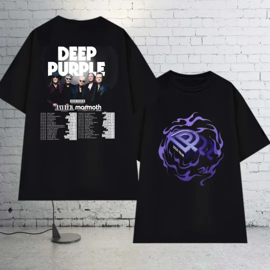 2026 Deep Purple World Tour T-shirt, Deep Purple Rock Band Unisex T-Shirt