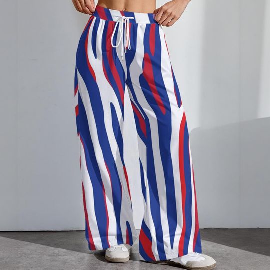 Buffalo Football Stretch Pants, Women's Game Day Leggings, Tailgate Outfit, Cute Football Trousers