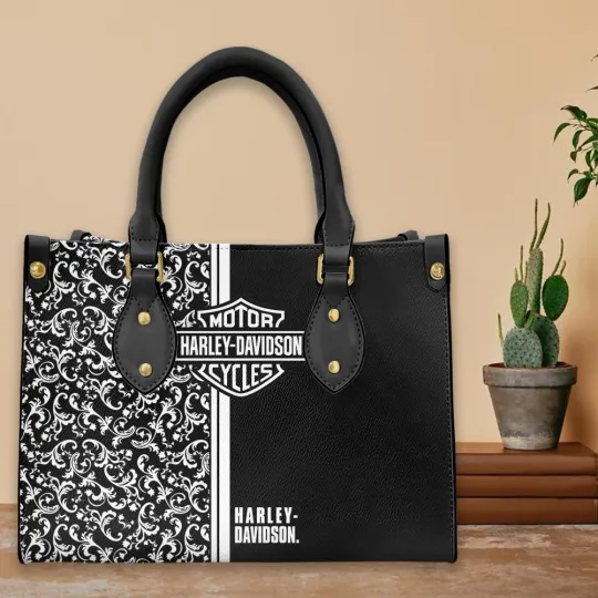 Discover Harley Racing Davidson Leather Handbag, Women's Leather Bag Gift