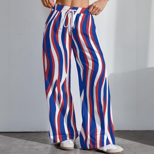 Buffalo Football Stretch Pants, Women's Game Day Leggings, Tailgate Outfit, Cute Football Trousers