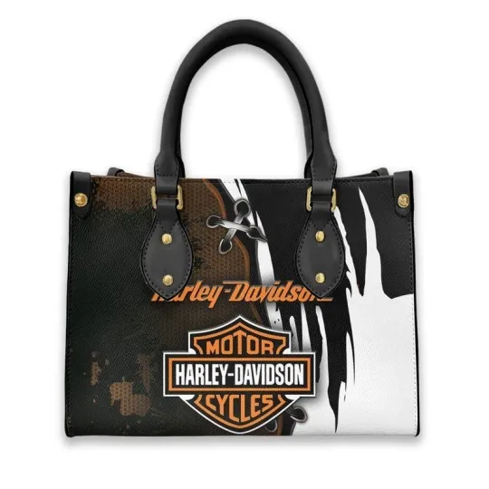 Discover Harley Racing Davidson Leather Handbag, Women's Leather Bag Gift