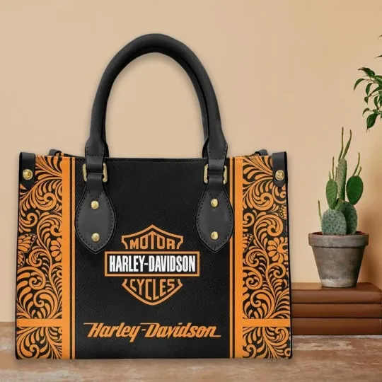 Discover Harley Racing Davidson Leather Handbag, Women's Leather Bag Gift
