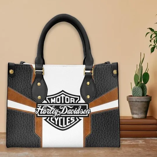 Discover Harley Racing Davidson Leather Handbag, Women's Leather Bag Gift