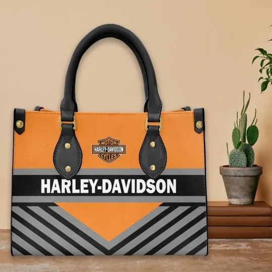 Discover Harley Racing Davidson Leather Handbag, Women's Leather Bag Gift