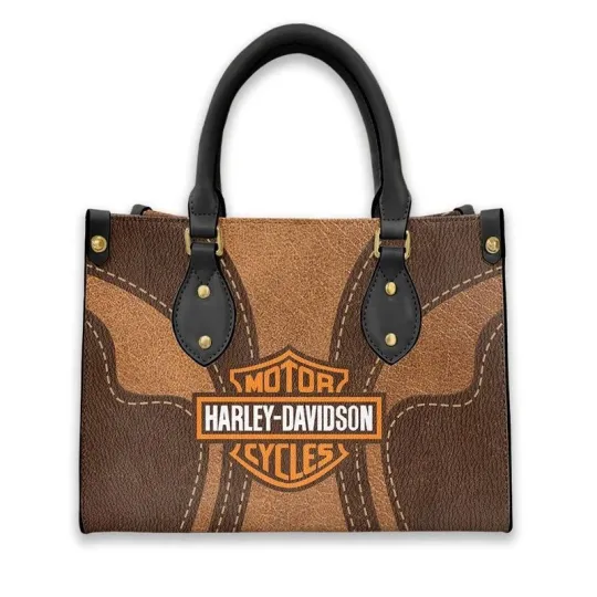 Discover Harley Racing Davidson Leather Handbag, Women's Leather Bag Gift