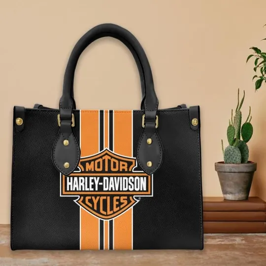 Discover Harley Racing Davidson Leather Handbag, Women's Leather Bag Gift