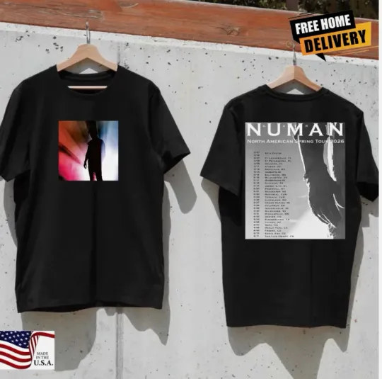 Discover 2 Sides 2026 Tour Gary Numan Singer Shirt Black Unisex