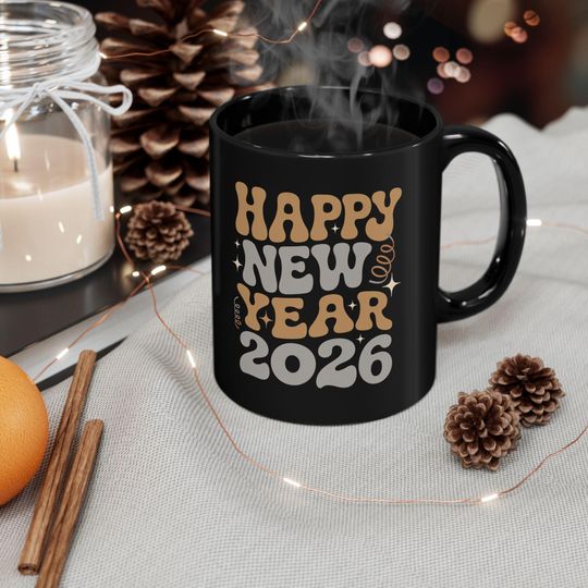 Discover Happy New Year 2026 Coffee Mug