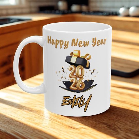 Discover Custom Coffee Mugs Custom New Year Gift Personalized Happy New Year Ceramic Mug