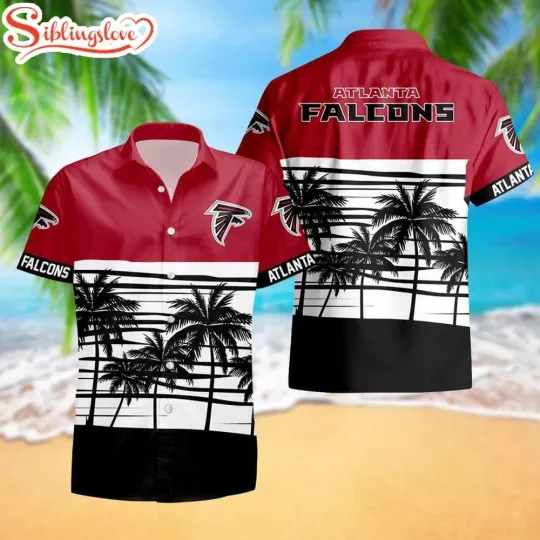 Discover Atlanta Football Team Falconss Hawaiian Button Down Shirt