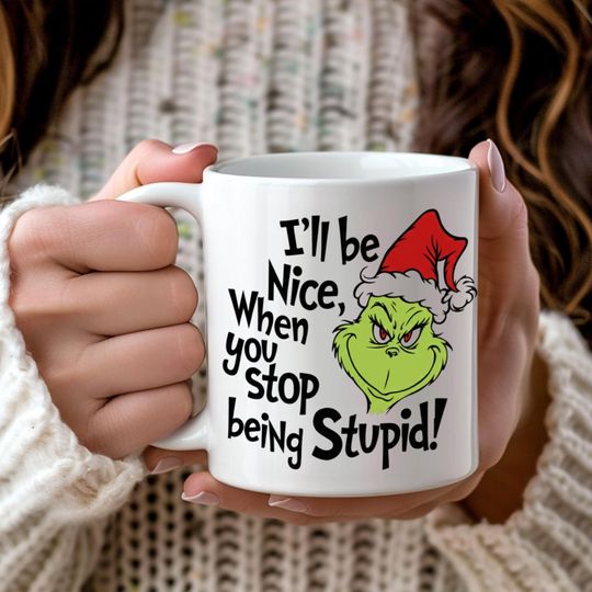 Discover funny character Christmas Mug, Funny funny character Holiday Coffee Cup, Funny Christmas Gift, Xmas funny character Mug, Holiday Gift for Him Her