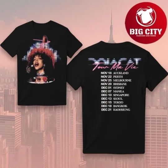Discover Doja Cat Tour Ma Vie Two Sided Shirt