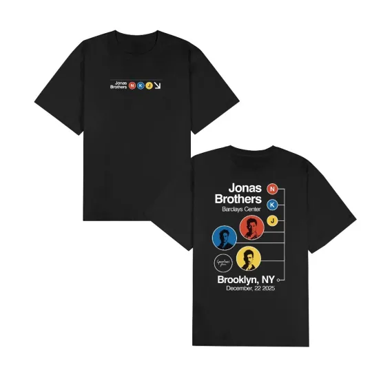 Discover Jonas Brothers Greetings From Your Hometown Brooklyn NY December 22 2025 T-shirt
