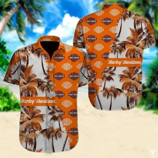 Discover Harley Motor Racing Davidson Casual Button Down Shirt