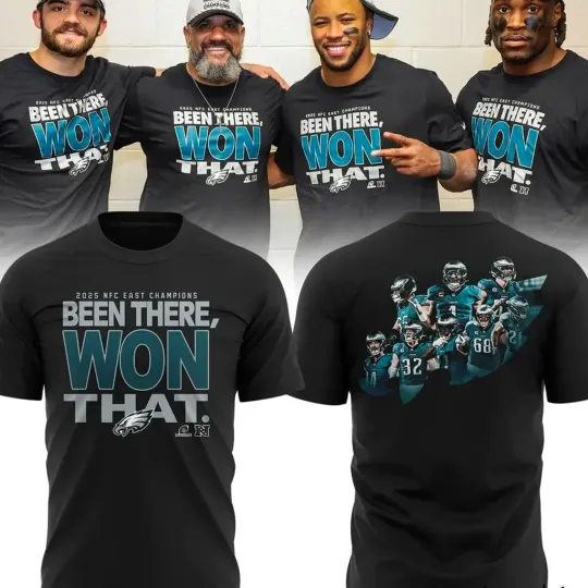 Discover Philadelphia Eagles 2025 East Division Champions 2 Sides For Fans