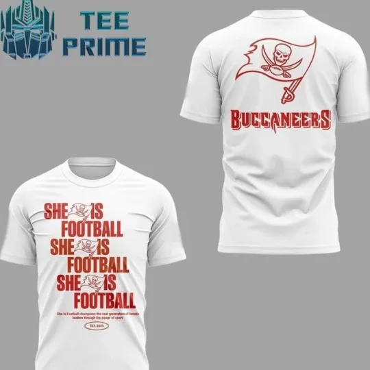 Discover Tampa Bay Buccaneer She Is Football Two Sided Shirt