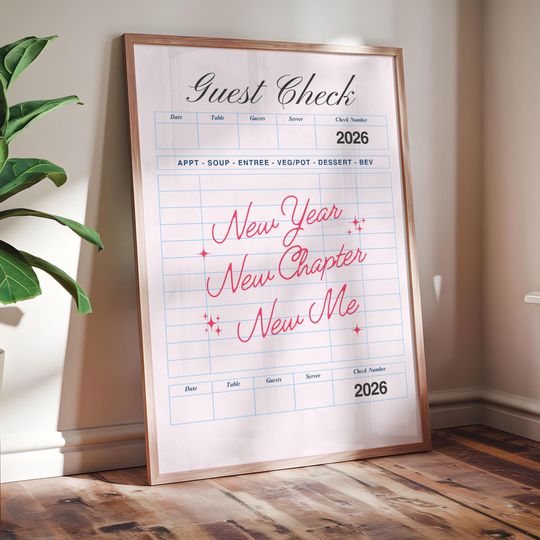 Discover New Year New Me Poster - Motivational Resolution Wall Art - New Year Resolution
