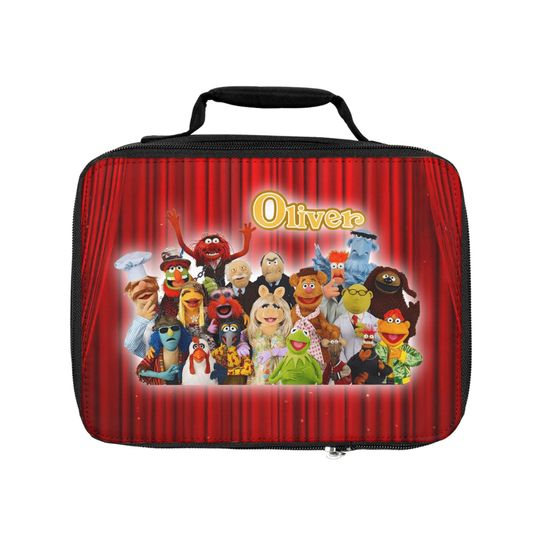 Personalized The Muppets Lunch Bag: Choose Between Muppet Babies or Traditional Theme