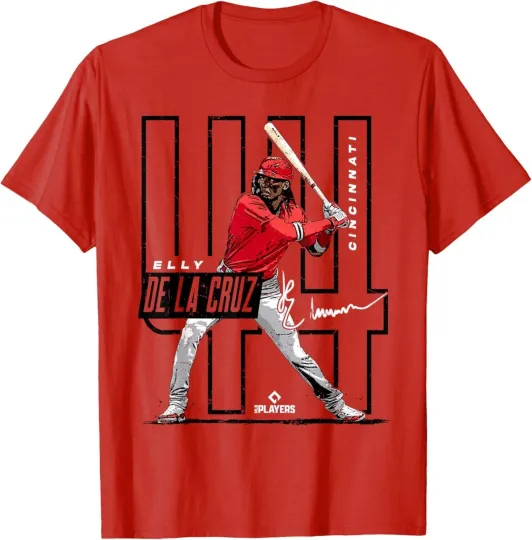 Discover License Champs Elly De La Cruz Cincinnati MLB Players League MLBCRU4022 T-Shirt