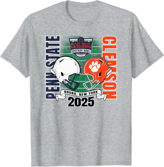Penn State Nittany Lions vs Clemson Tigers Pinstripe Bowl 25 T-Shirt