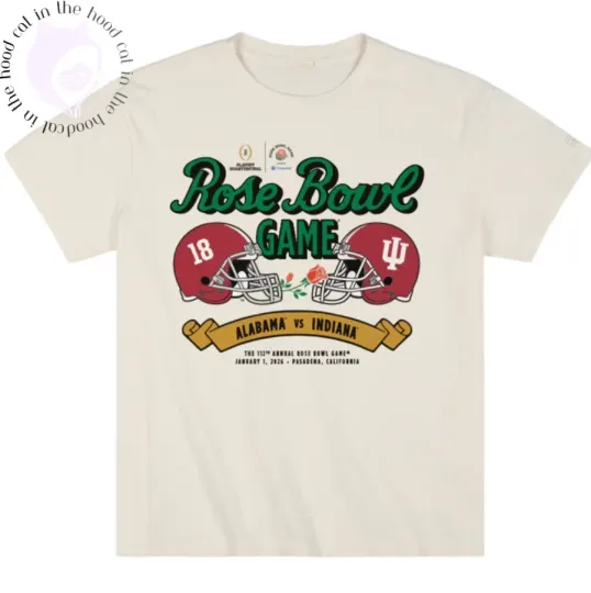 Discover Indiana Vs. Albm 2026 Rose Bowl T-Shirt
