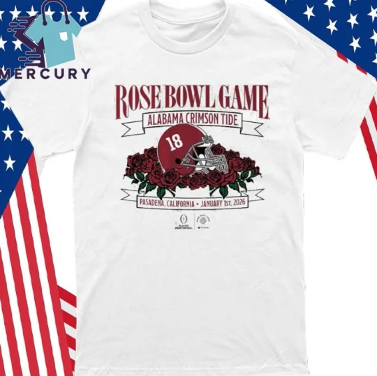 Discover Albm *Crimson Tide 2026 Rose Bowl Game Pasadena, Ca Jan 1St Shirt