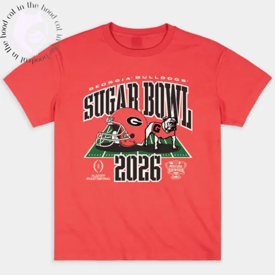 Discover University of Georgia 2026 Sugar Bowl T-shirt All Size