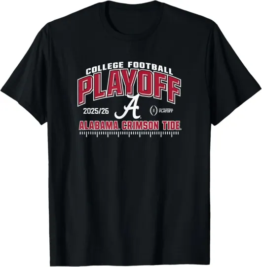 Albm Crimson Tide College Football Playoff CFP 2025-26 T-Shirt