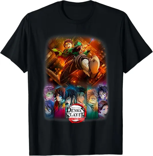 Discover demon: Infinity Castle tanjiror Anime Group Poster T-Shirt