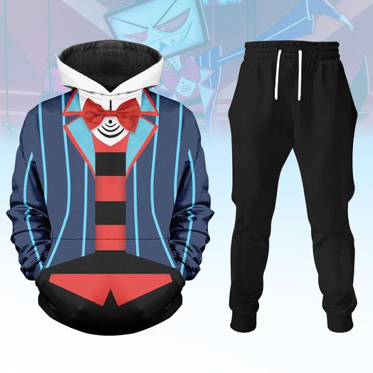 Discover Vox Hazbin Hotel Hoodie and Jogger Set for Kids and Adults