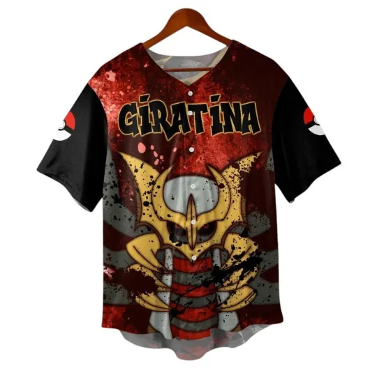 Discover Giratina Baseball Jersey Shirt, Giratina Anime Shirt, Funny Graphic Jersey