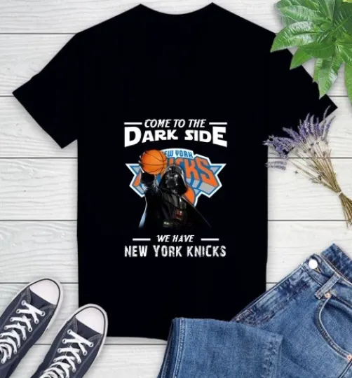 Come To The Dark Side We Have Knicks Star Wars Darth Vader T-Shirt