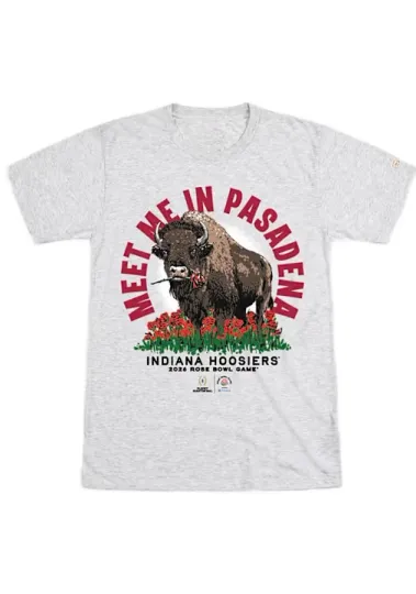 Indiana Hoosier Natural Homefield 2026 Rose Bowl Meet Me In Pasadena T Shirt