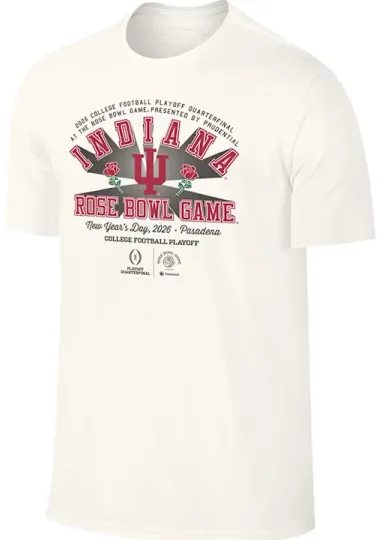 Indiana Hoosier 2026 Rose Bowl Game T-Shirt