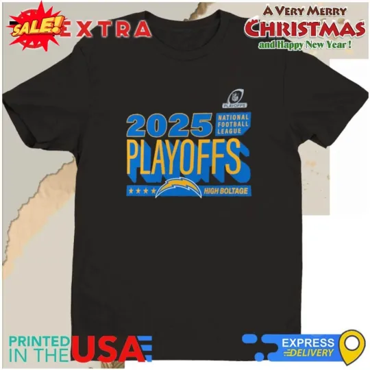 Discover Los Angeles Charger 2025 Playoff Ready Shirt