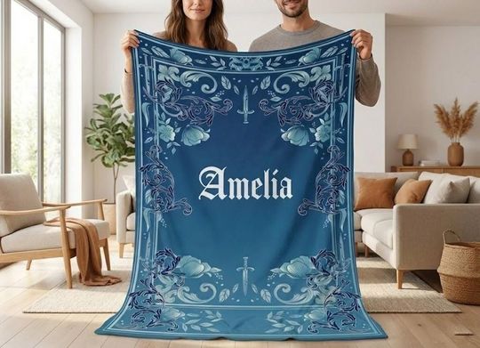 Discover Customized Fantasy Bookish Blanket, Fantasy Book Lover Blanket, Fantasy Merch, Bookish Gift, Night Court Blanket, Book Blanket Home Decor