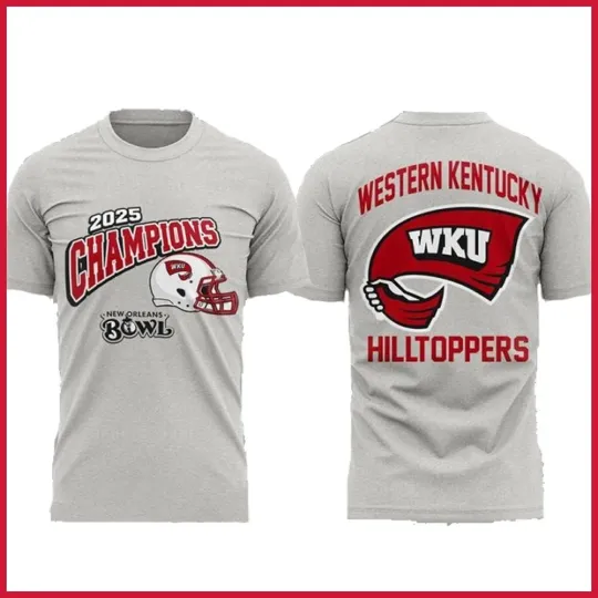 Western Kentucky Hilltoppers Nw Orleans Bowl 2025 Champions Gift