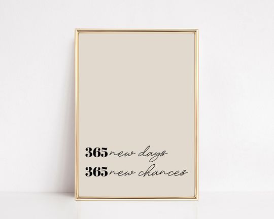 Discover 2026 New Year's Eve Decorations | Inspirational Wall Art | Affirmations Vertical Poster