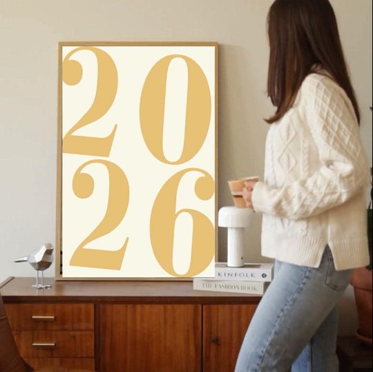 Discover 2026 Printable Wall Art Minimalist Modern Vertical Canvas Poster for Home & Living